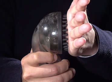 水が垂れない